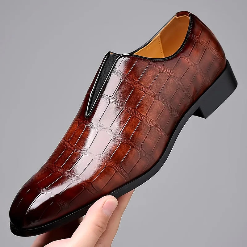 Mocassins homme texturés - image 2