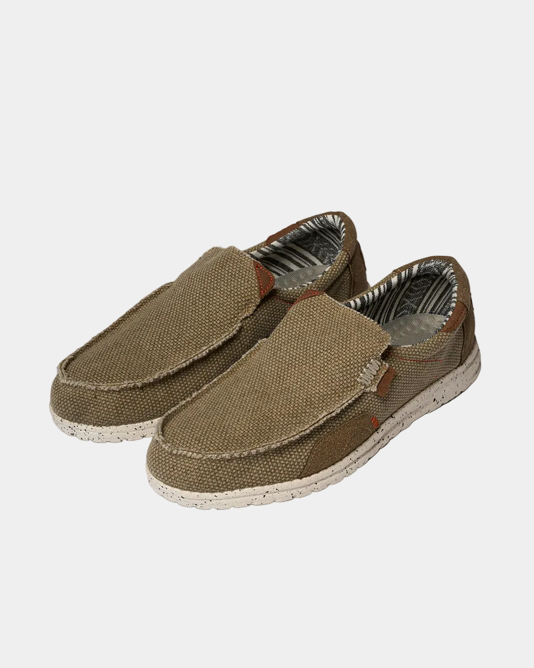 Mocassins homme toile légère - image 1