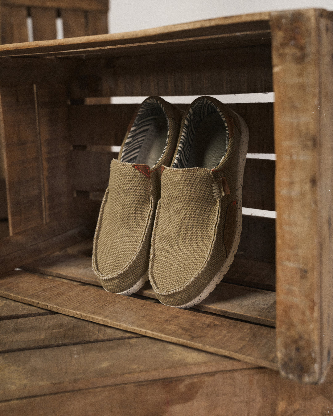 Mocassins homme toile légère - image 3