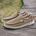 Mocassins homme toile légère - Kaki