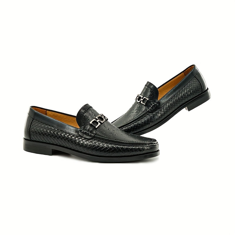 Mocassins homme tressés à barrette - image 4