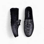 Mocassins Noir en Cuir Synthétique Pour Homme - image 2
