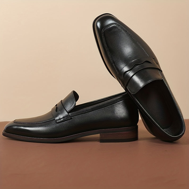 Mocassins penny homme à bout allongé - image 3