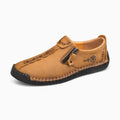 Mocassins Plats En Cuir Synthétique Pour Hommes - Marron