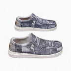 Mocassins souples décontractés en jean délavé - image 2
