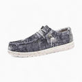 Mocassins souples décontractés en jean délavé - Gris
