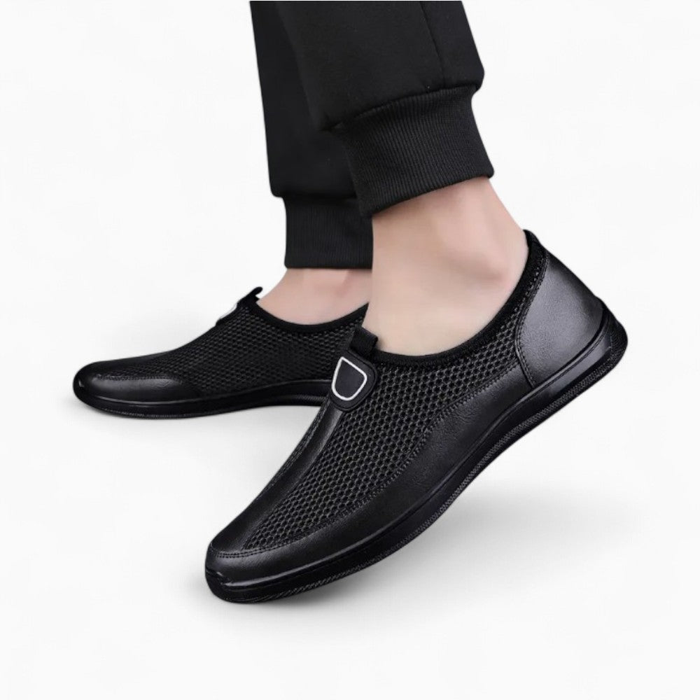 Mocassins Souples En Mesh Avec Motif Surpiqures - image 2