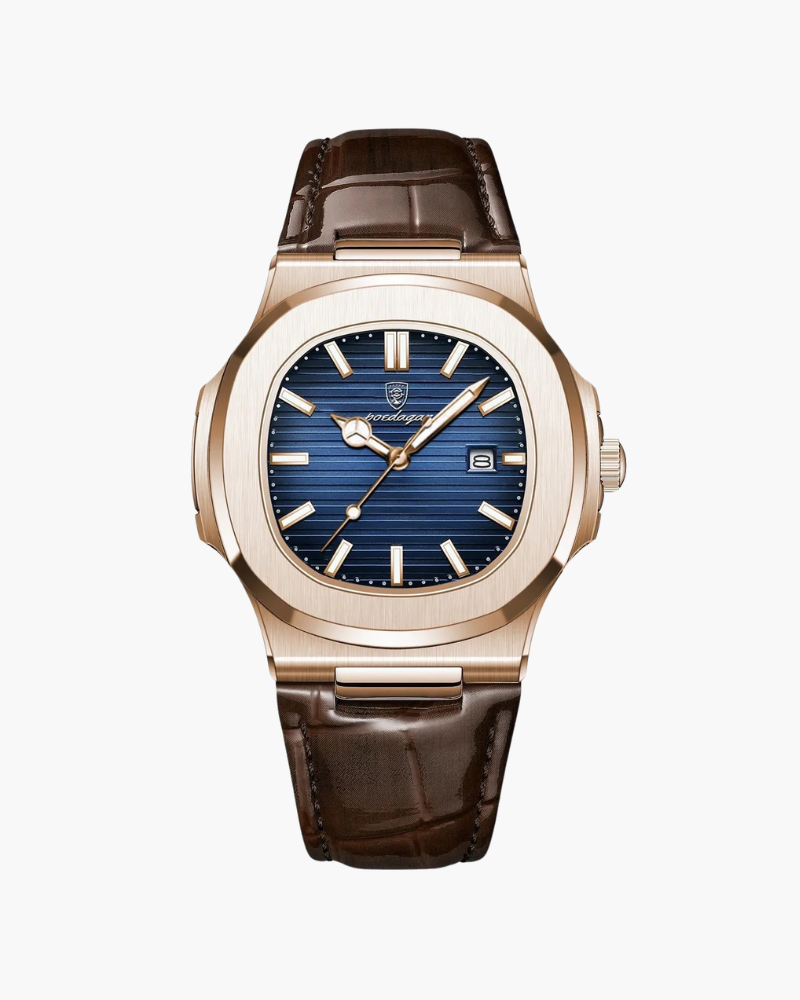 Montre Date Classique pour Homme - Bleu