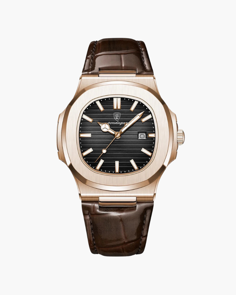 Montre Date Classique pour Homme - Noir