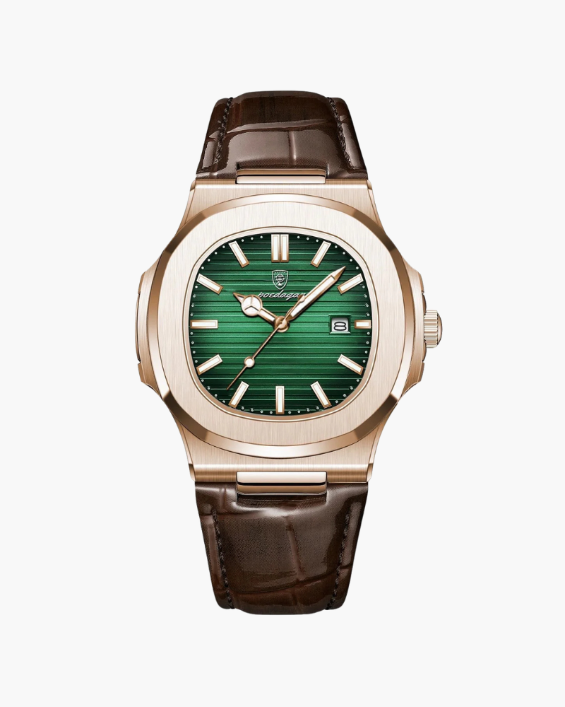 Montre Date Classique pour Homme - Vert