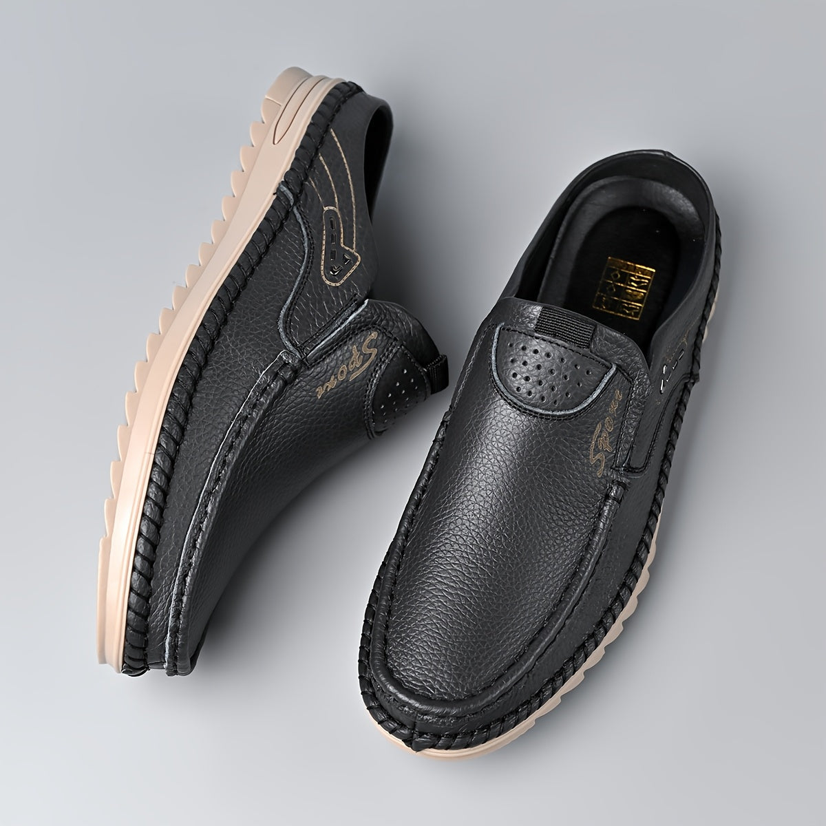 Mules homme à bout fermé - Noir