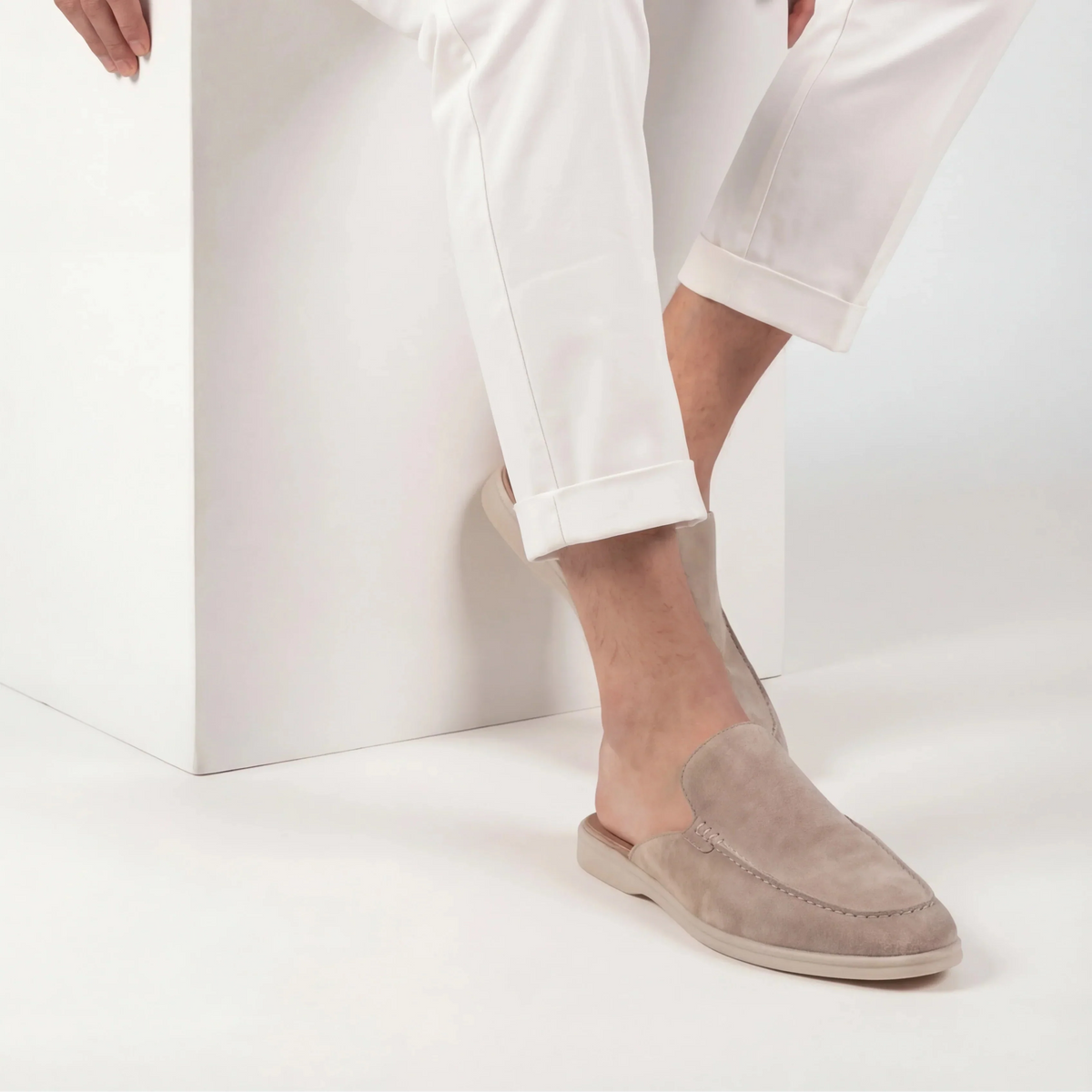 Mules homme à enfiler - image 2