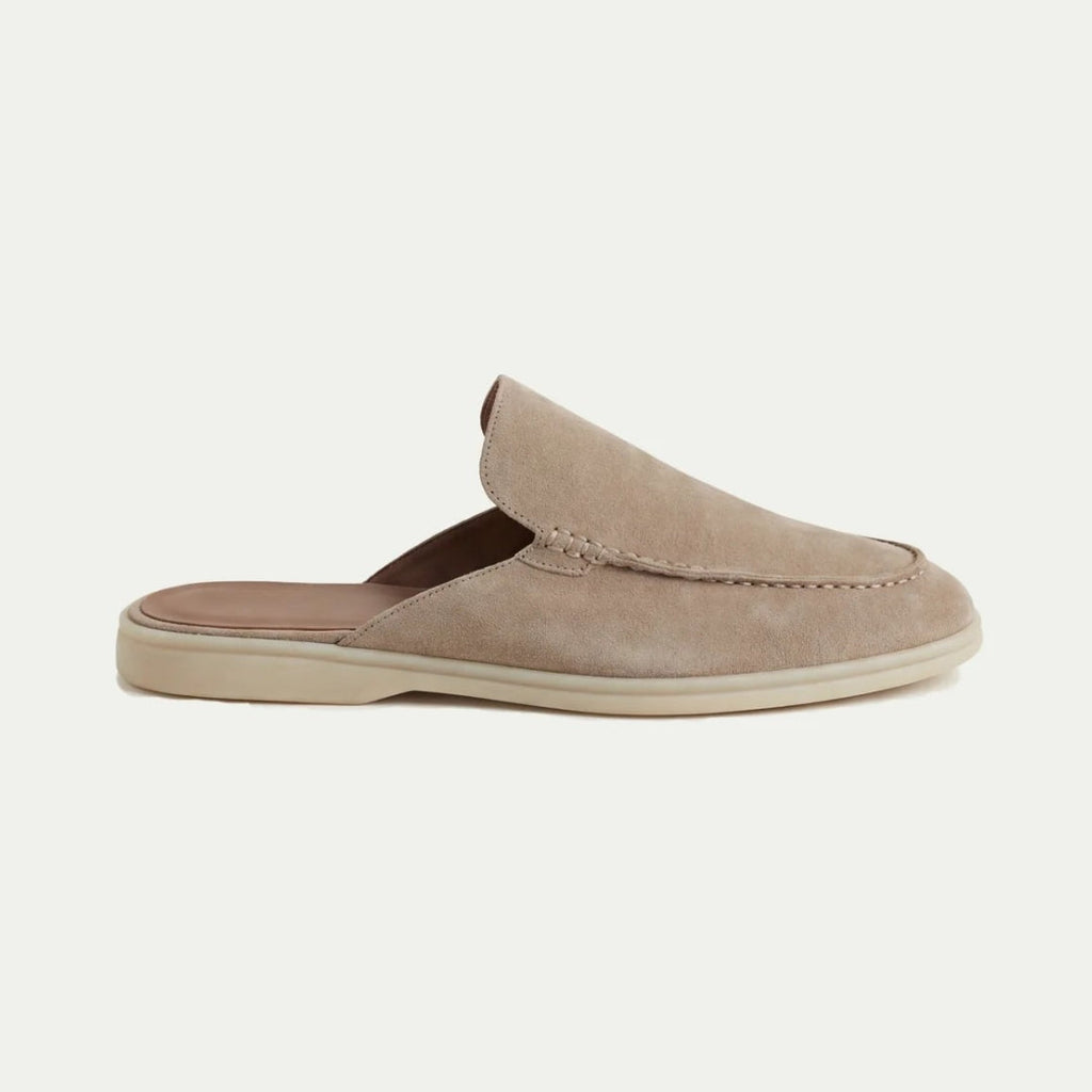 Mules homme à enfiler - Beige