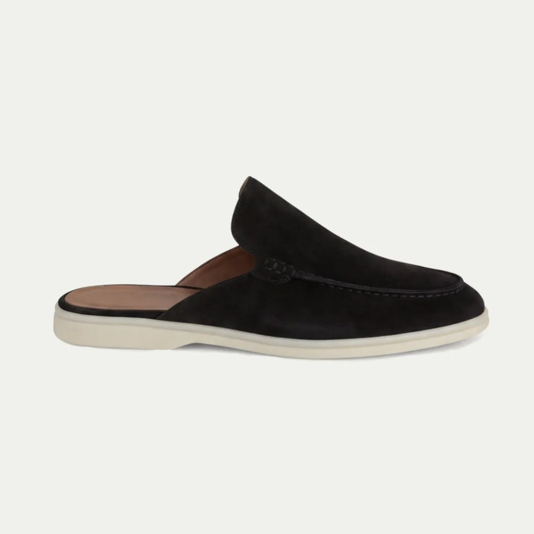 Mules homme à enfiler - Noir