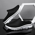 Mules homme en maille - Noir