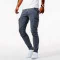 Pantalon Cargo Ajusté pour Homme – Pantalon Élégant et Stylé au Quotidien - Gris