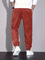 Pantalon Cargo Ajusté pour Homme – Pantalon en Velours Côtelé Confortable - image 4