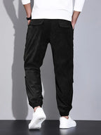 Pantalon Cargo Ajusté pour Homme – Pantalon en Velours Côtelé Confortable - image 8