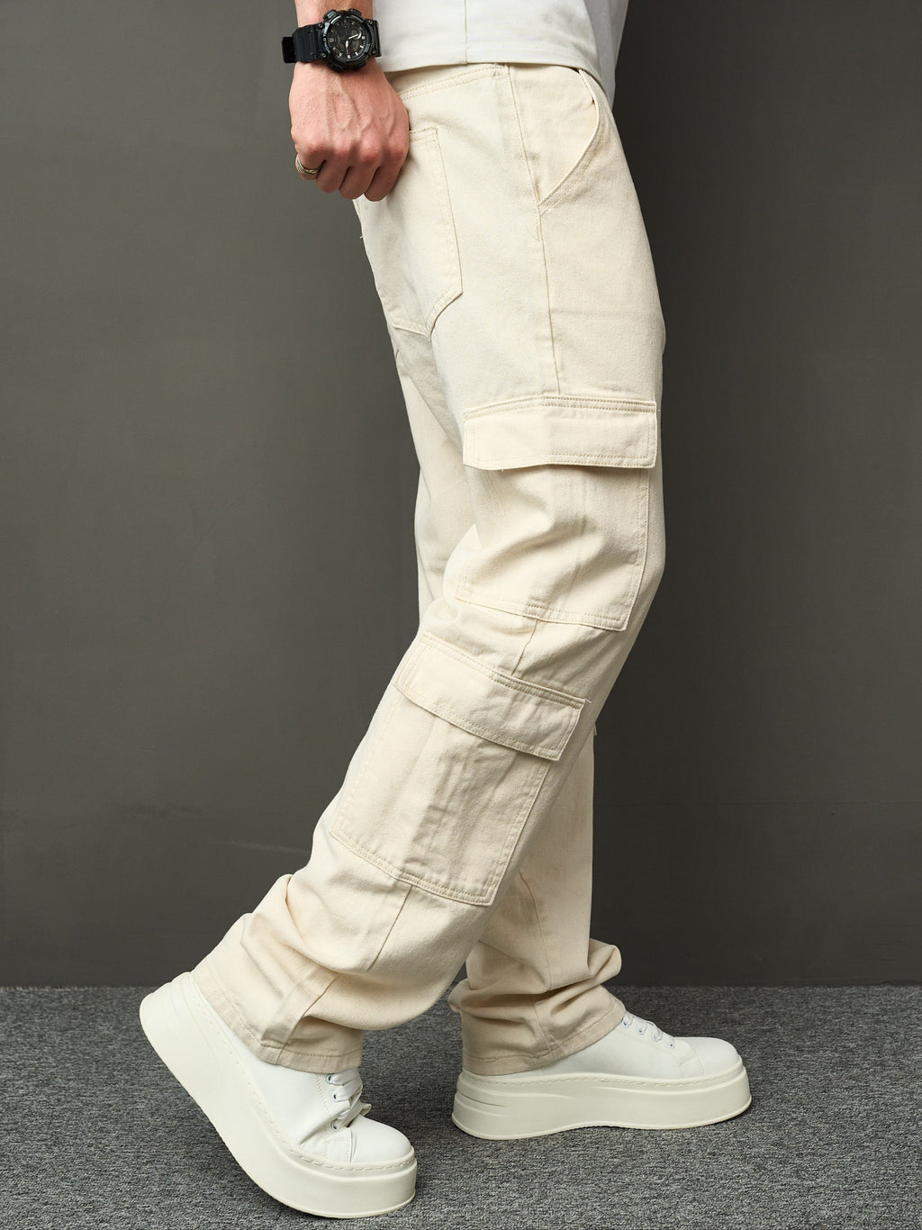 Pantalon cargo homme - image 3
