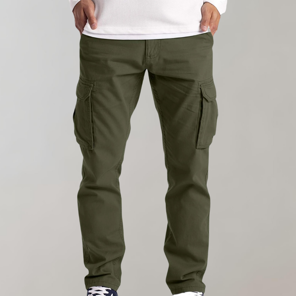 Pantalon cargo pour homme - Vert armée