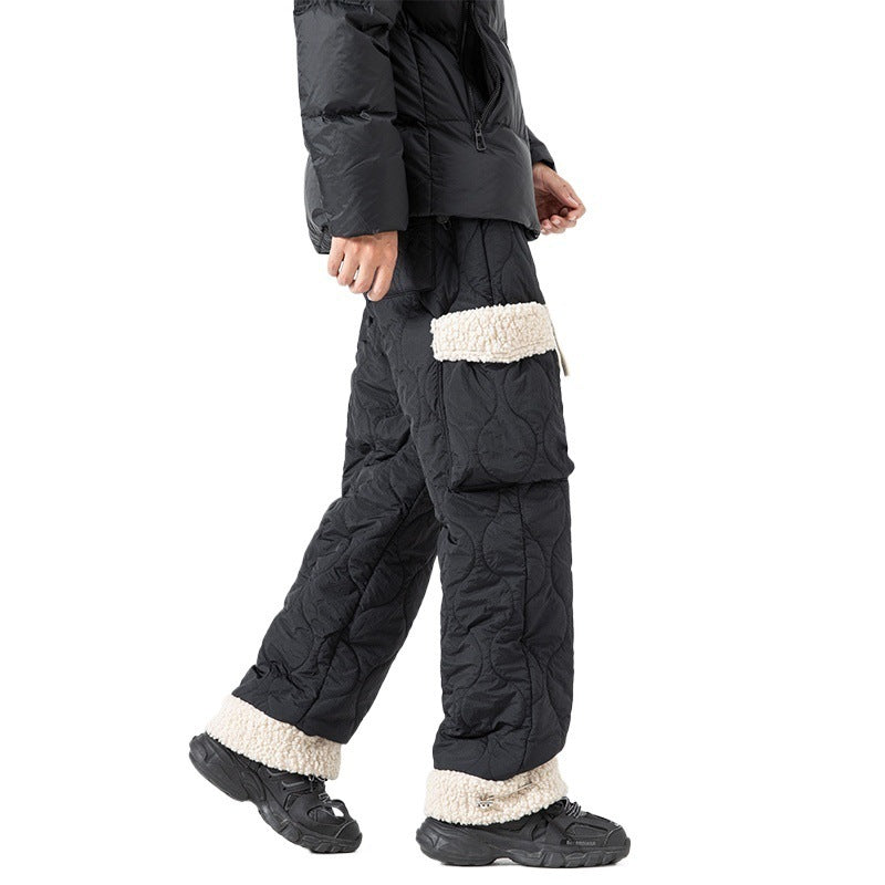Pantalon de Ski Matelassé pour Homme – Pantalon d’Hiver Épais à Coupe Droite - image 9