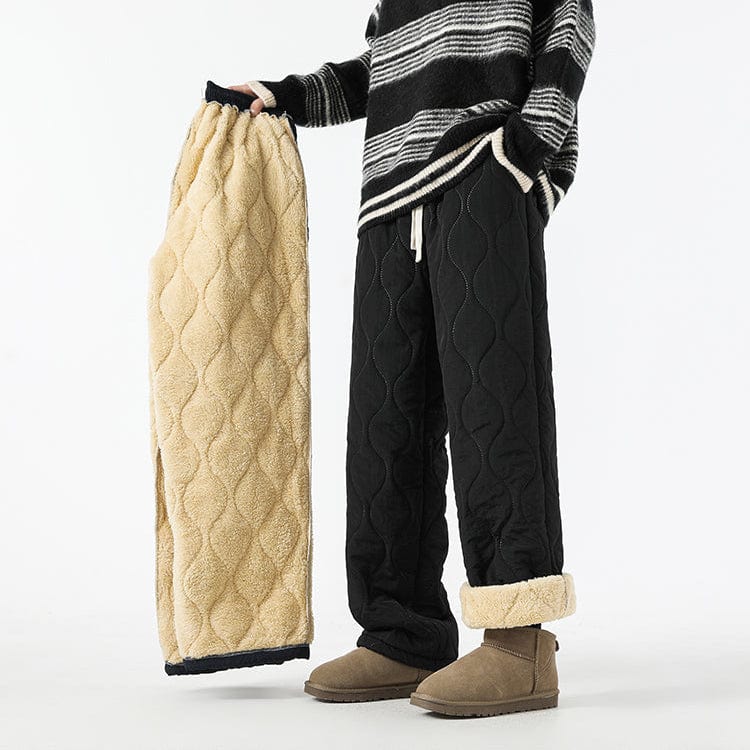 Pantalon Hiver Matelassé Homme à Coupe Ample – Pantalons Chauds et Confortables - image 2