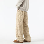 Pantalon Hiver Matelassé Homme à Coupe Ample – Pantalons Chauds et Confortables - image 4