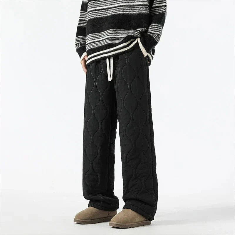 Pantalon Hiver Matelassé Homme à Coupe Ample – Pantalons Chauds et Confortables - image 5