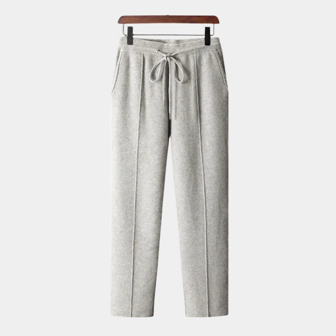 Pantalon homme à cordon - Gris clair