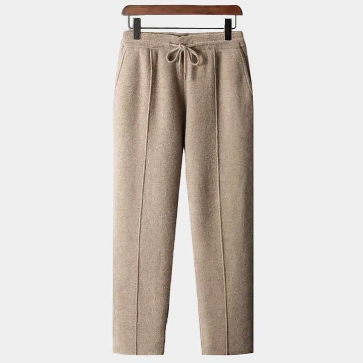 Pantalon homme à cordon - Marron
