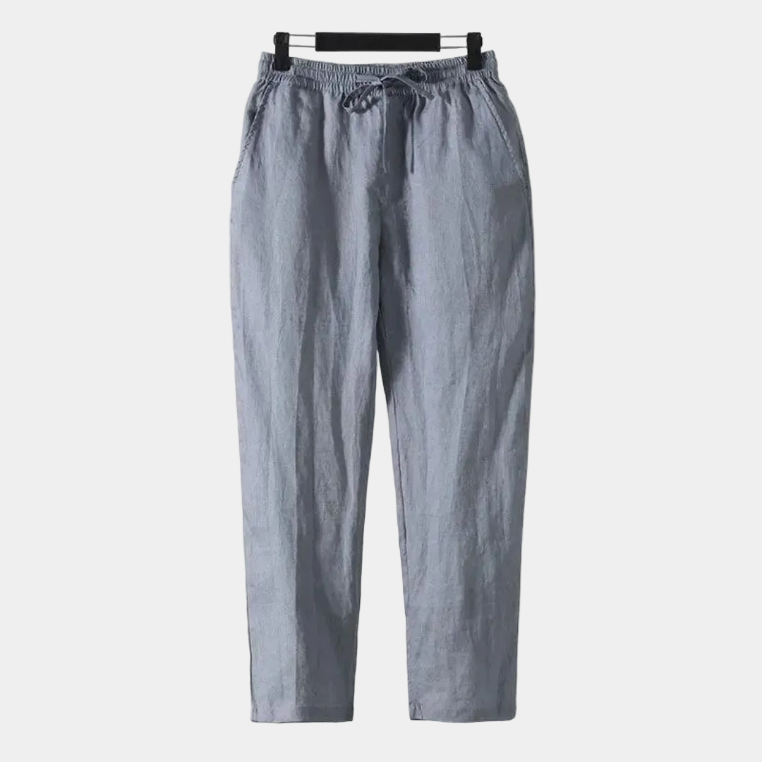 Pantalon homme à cordon - Bleu