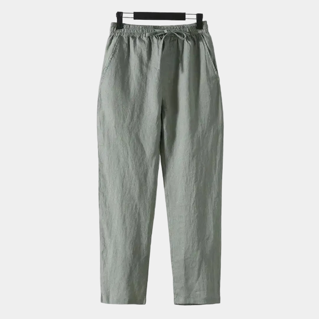 Pantalon homme à cordon - Vert