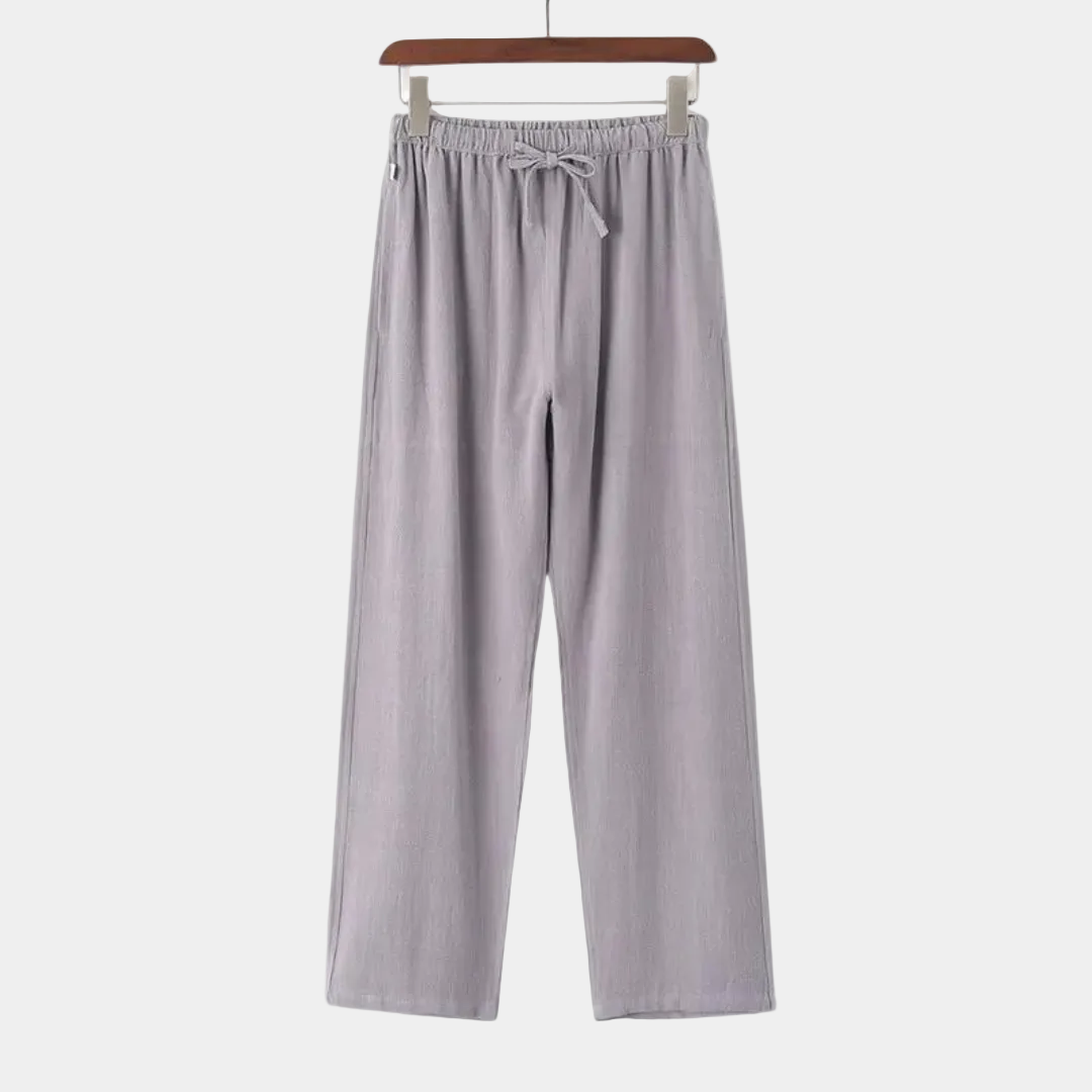 Pantalon homme à cordon - Gris