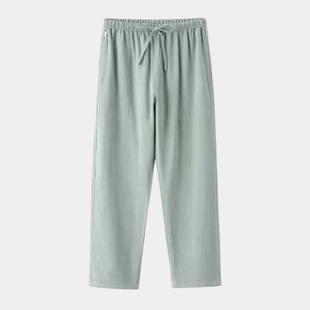 Pantalon homme à cordon - Vert