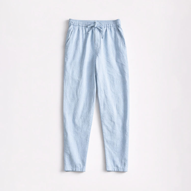 Pantalon homme à cordon droit - Bleu clair
