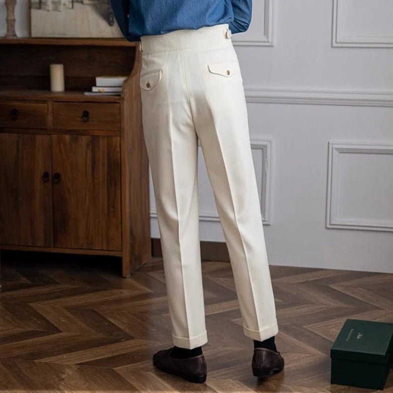 Pantalon homme à pinces - image 2
