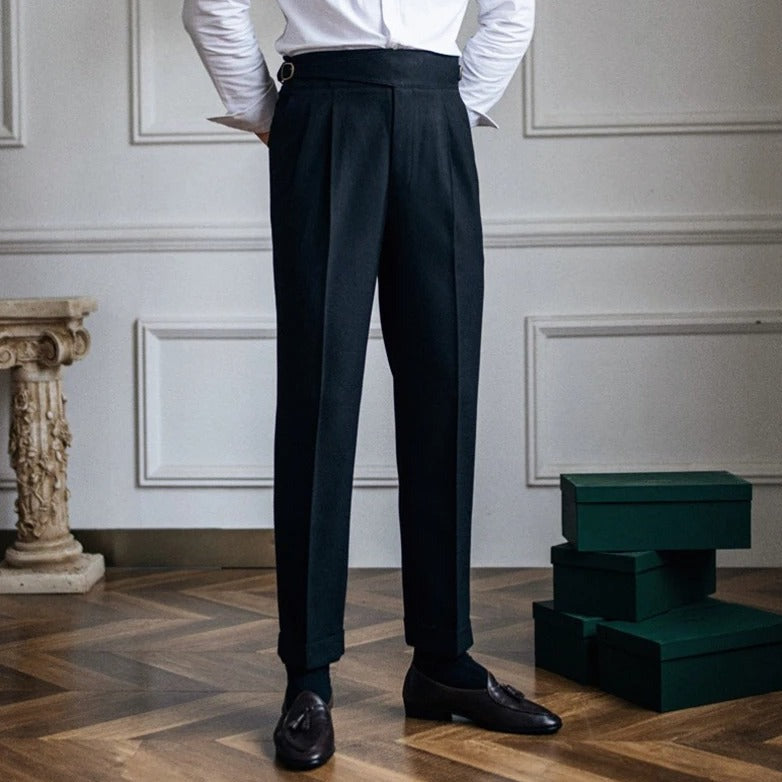 Pantalon homme à pinces - Noir