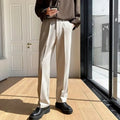 Pantalon homme à plis - Kaki