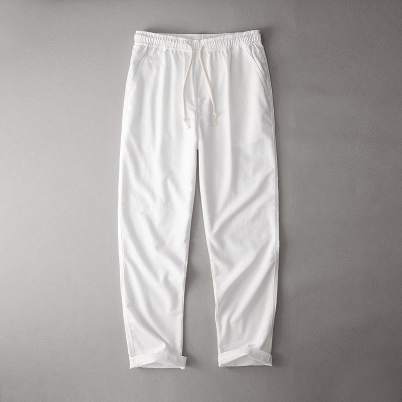 Pantalon homme à poches latérales - Blanc