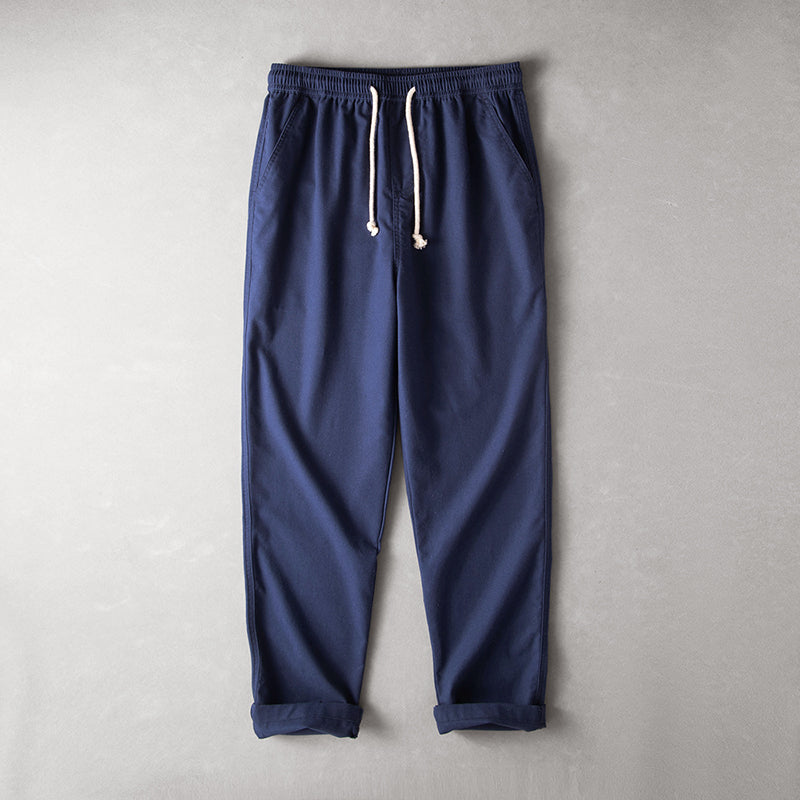 Pantalon homme à poches latérales - Bleu Foncé