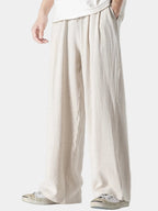 Pantalon homme coupe ample - Beige