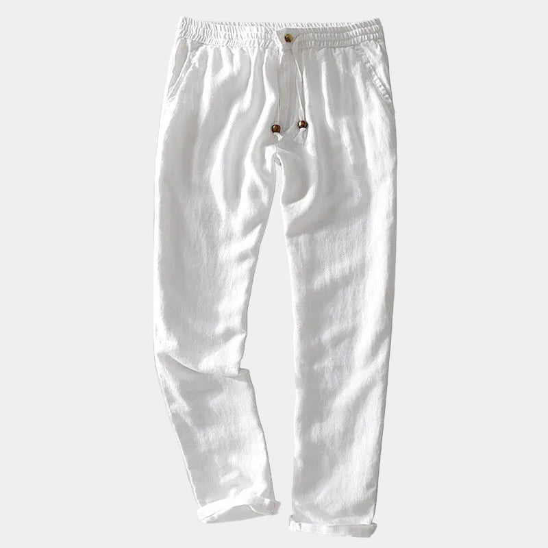Pantalon homme coupe droite - Blanc