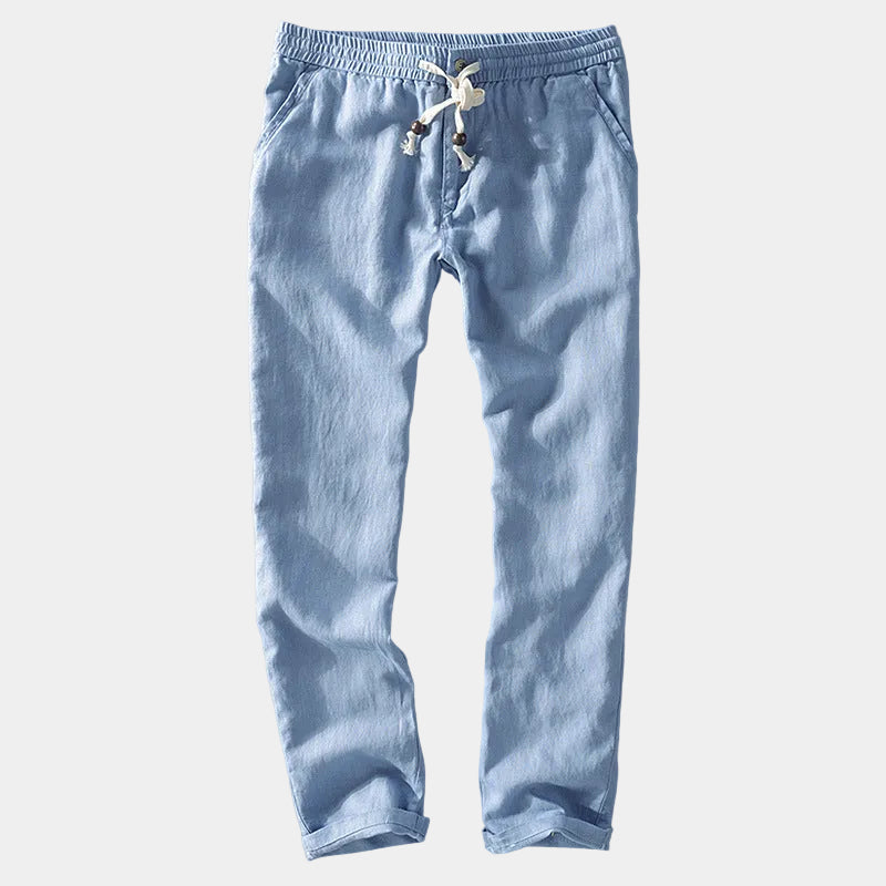 Pantalon homme coupe droite - Bleu