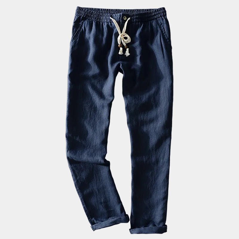 Pantalon homme coupe droite - Bleu foncé