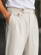 Pantalon homme plissé - image 2