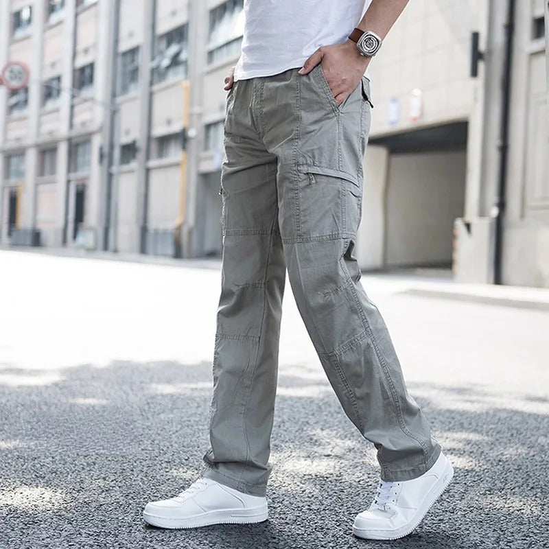 Pantalon homme poches latérales - Gris