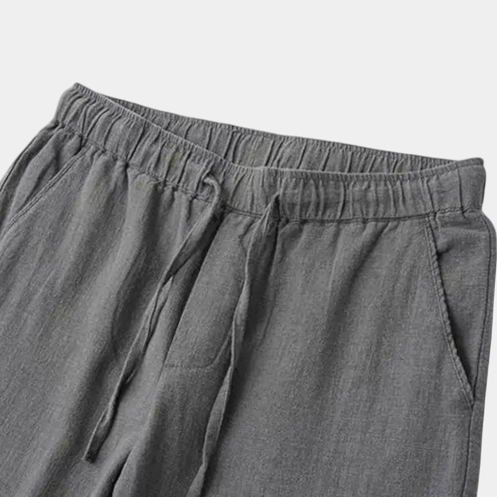 Pantalon homme taille élastiquée cordon - image 6