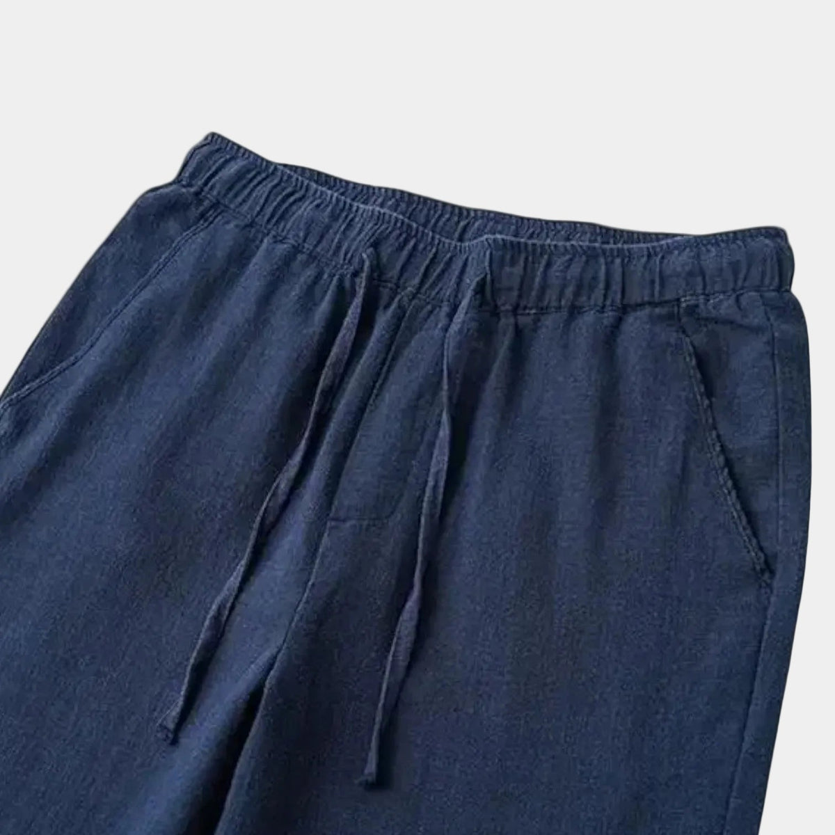 Pantalon homme taille élastiquée cordon - image 7