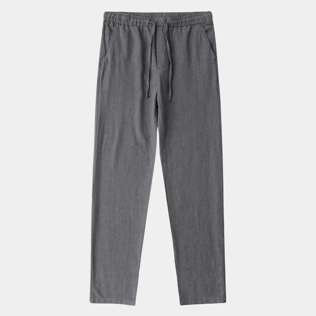 Pantalon homme taille élastiquée cordon - Gris
