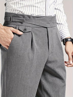 Pantalon homme taille haute - image 6